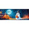 Bimkole DIY 5D Grande Diamond Painting Kit Completo Fai da Te Fantasma Di Halloween, Zucca Pittura Diamante Punto Croce Strass Arte E Creazione Di Mosaico Decorazione Murale Artigianale 30x80 cm
