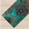 IlGruppone Tappeto Cucina Antiscivolo Made in Italy Passatoia Antimacchia Multiuso Corridoio Soggiorno Lavabile in Lavatrice - Mandala Ottanio - 50x100 cm