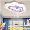 KZT LED Plafoniera Dimmerabile Lampada da Soffitto con Telecomando Moderna Nuvola Stella Lampadario Ragazze Ragazzi Illuminazione a Soffitto per Camera da Letto Soggiorno Camera da Bambini Sospensione
