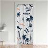 Loussiesd Tenda per Porta Spiaggia Oceanica per Privacy del Vano Porta Tende Tropicali con Palme da Surf Tenda Divisoria Copertura Tenda Isolante per Armadio Camera da Letto Porta Armadio 1 Pannello