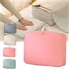 Cemssitu Ultra Space Saving Self Compression Organizer, Heavy Duty Moving Bags, Compression Packing Cubes for Travel, Compression Storage Packing Bags for Clothes, Comforters (Pink,XL)