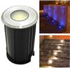 Zeitnet Inc. Faretto LED 12V 24V calpestabile tondo 1W segnapassi incasso terreno giardino IP68 bassa tensione illuminazione esterni viale percorso bordo piscina