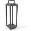 ab+ by Abert Resort Lampada da tavolo portatile grigio scuro