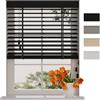 Raamdecoratie DTCH® Tenda veneziana in bambù interna nero 60 x 175 cm (LxA), lamelle da 50 mm in legno di bambù, disponibile in larghezze da 50 a 250 cm, tenda interna, veneziane per finestre