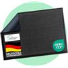 Floordirekt Premium Zerbino per ingresso, 90x120cm Antracite, zerbino antisporco per interni ed esterni, antiscivolo e lavabile, zerbino per corridoio, tappeto per porta d'ingresso, Sky Novo