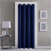 GYROHOME Tende per porte in tinta unita, blu navy con occhielli per oscuramento, trattamento oscurante, pannello singolo, per porte e finestre, 117 x 183 cm