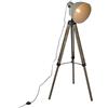 Qazqa laos - Lampada da tavolo tripode Industriale - 1 luce - Ø 700 mm - Marrone - Industriale - Soggiorno I Camera da letto I Sala da Pranzo I Cucina