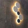 B·LED BARCELONA LED Applique circolare Eclipse 9W - Chip - Luce calda - IP44 - Ø 20cm