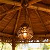 XINYASEE Lampade a sospensione all'aperto, luce del pendente del giardino del corridoio del balcone della villa all'aperto del Gazebo impermeabile E27 base a spirale (PDWP-11-Bronzo)