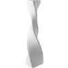 Generic Vasi in ceramica alti e sottili, vaso per fiori alto, attorcigliato e sottile per casa, soggiorno, camera da letto, centrotavola, mensola, decorazione per la casa, Decormodern Decor (bianco)