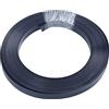 AFTERTECH Bandella In Acciaio Nera 16mm x 25m Per Kit Sospensione Led Strip Striscia Invisibile Linear Starline Skyline Da Parete M7A1