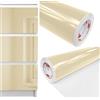 DecoMeister Pellicola Adesiva Tinta Unita per Mobili 100x1000 cm - Carta Adesiva Lavabile per Cucina e Bagno - Ideale per Rinnovare Armadi, Tavoli e Porte - Beige Lucido