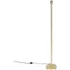 Qazqa simplo - Lampada da terra Moderno - 1 luce - Ø 255 mm - Oro/Ottone - Moderno - Soggiorno I Camera da letto