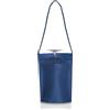 Generico 100 (Cento) Pezzi PortaBicchiere Porta Bicchiere da Collo in TNT con Tracolla - in TNT 80 gr 18 x 22 x 10 cm Ideale per Degustazioni e Eventi (Blu Royal)