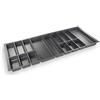 ORGA-BOX IV UNIVERSALE Portaposate da cassetto tagliabile argento grigio | da 120 473,5 x 1126 mm