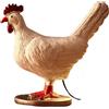 iFutniew Lampada a Forma di Uovo di Gallina 3D - LED Realistica, Luce Notturna in Resina Con USB, 15,5 x 6 x