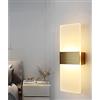 BDSHL Applique Murale da Parete a LED Semplice Lampada da Comodino Camera da Letto 220V Soggiorno Corridoio Hotel Corridoio Illuminazione a LED Luci Decorative