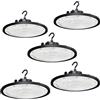 JBdusn Faretto LED UFO 100W, 5pcs LED High Bay Light Hall Proiettore Officina Lampada Illuminazione magazzino, Lampada Interni Industriale per Stadio coperto