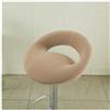Mswborml Rotondo Copri Sgabelli Cucina con Schienale Cavo 4/2 Pezzi, Elasticizzato Coprisedie Fodere per Sgabelli Rotondi da Bar con Schienale Aperto, Girevoli Coprisgabello da Bar Lavabile,D,1PC