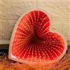 SHANJIA Luce notturna dello specchio 3D, Infinity Mirror Tunnel Light, Luce notturna a LED 3D Specchio Tunnel Luce di Natale, per la decorazione della festa di Natale Home Decor (Cuore)
