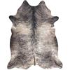 rugsx Tappeto in Pelle Bovina Artificiale Cowhide, Mucca, Motivo Animali, Finta Pelle, Tappeto per Soggiorno, casa, Camera da Letto, DIY Crafts, Grigio 100x150 cm