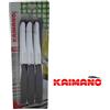 Kaimano KDN021506N 6 Coltelli Dinamik Tavola Lama Dentata Nero