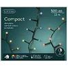 KEAMINGK FILO VERDE LUCI LED COMPACT MULTICOLOR ESTERNO MISURE ASSORITE (11 MT - 500 LED)