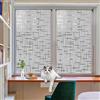 GQINGHUA Pellicola Privacy Finestre 70 x 150 cm, Tagliabile su Misura,Sicurezza Antieffrazione,Antirottura Antigraffiti, Finestre Vetri Non Adesivo Pellicola, per Ufficio Bagno, Stella