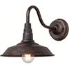 ENTHERONIC IP54 Lampada da Parete Esterna Impermeabile in Ferro Retro Applique Industriale Collo D'Oca per Agriturismo Lanterna per Patio Porta Anteriore