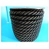 PIZZITALIANI LACES & RIBBONS SINCE 1953 PIZZITALIANI Passamaneria decorativa - Cordone Intrecciato 10mm x 10m, NERO - Corda Decorativa flessibile, Cordoncino per decorazioni e Artigianato, Made in Italy