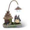 Syfunlv Lampada Notturna, Lampada da Lettura a Batteria, Decorazione in Stile Casa sull'Erba, Lampada per Ambienti Creativi, Lampada da Comodino in Stile Casa di Legno, per Decorazione d'Interni