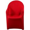 Zerci Beach Chair mobili Copertura Singola Elasticizzato Slipcover Divano Protector, Red, Taglia Unica (Solo Copertina, Nessuna Sedia)