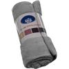 emmevi Coperta Plaid Morbida Pile Caldo Soffice Avvolgente Da Divano Letto 1 Piazza e Mezza 160x210 Grigio