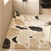 Pevfeciy Tappeto Vasca da Bagno Antiscivolo 60x100 cm, Tappetino Doccia Antiscivolo, Modello di Pietra, PVC, Alta Permeabilità all'Acqua