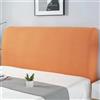 ZCXRYFL Copertura per Testiera per Letto Matrimoniale Singolo, Elastica Universale Copri Testata Letto EcoPelle/Imbottita/Legno/Tessuto Testiera Fodera Protezione Decorazione Antipolvere(110-135cm,Orange)