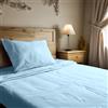 Ruggeri Set Lenzuola3 Pezzi Completo Letto, Piazza e Mezza, Cotone, Azzurro | Set 3 pezzi Completo Letto Piazza e Mezza 100% Puro Cotone Made In Italy Collezione Let's Color!