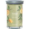 Yankee Candle Signature Candela Profumata, Salvia & Agrumi in Tumbler Grande, Candele di Miscela di Cera di Soia Lunga Durata, Regalo per le Donne