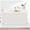 WAZUBC Copertura Antipolvere per Termosifoni, in Tessuto di Lino Decorativa Protegge dalla Polvere Mentre Eleva L'arredamento degli Interni (60 x 10cm)