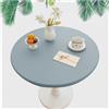 YWYWJYF Tovaglia Tavolo Rotondo Mollettone Tavolo Tovaglia Plastificata Rotonda Protezione Tavolo Mollettone Tavolo Rotondo Tovaglia Rotonda Tovaglia Impermeabile Tovaglia Antigrasso (Blu,110CM)