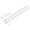 Parlat Apparecchi LED sottopensile Rigel, ciascuno 87,3 cm, cavo 40 cm, ciascuno 1002lm, bianco caldo, set di 2