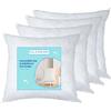 Falconieri Set di 4 Cuscini per Divano 50x50 Set di Cuscini Quadrati Imbottitura di Riempimento Interno per Arredamento Divano e Letto Morbidi Antiacaro e Lavabili in Lavatrice 100% Made in Italy