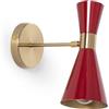 LEDKIA LIGHTING LEDKIA Lampada da Parete Jigger Rosso