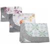 Russo Tessuti Tovaglia Copritavolo Plastificato Antimacchia Balza in PVC Fantasia Casuale Random-Grigio-6 POSTI