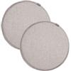 SDNAM Set di 2/4/6 Cuscini Sedie Cucina Confortevoli ,Cuscino per Sedia Rotondo Diametro 30/40/45cm,Cuscino Memory Foam per Sedie,Cuscini per Sedie da Cucina Antiscivolo ( Color : #5 , Size : 2pcs 35cm/13.8