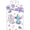 sarcia.eu DISNEY Stitch Completo letto reversibile in cotone, Copripiumino per bambini con cerniera, 100% cotone, 160x200 cm, OEKO-TEX (formula 2)