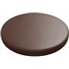 Hruile Cuscino rotondo per sedia in ecopelle, con memory foam, di supporto, impermeabile, per interni, decorazione per casa, cucina, sala da pranzo, bistrò, bar, patio e giardino (30 cm, marrone)