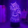 KJsdaADSA Danganronpa Ibuki Mioda Led veilleuse lampe pour chambre décor enfants cadeau Danganronpa acrylique 3d lampe Ibuki Mioda 16 couleurs