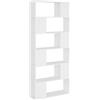 vidaXL Libreria/Divisorio Bianco 80x24x186 cm in Truciolato