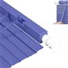 Generico Persiana alla Veneziana in Alluminio, 40 60 70 80 90 100 110 130 150 160 180 215 cm Fissaggio a Soffitto Incluso, Protezione dai Raggi UV, Design Moderno(Dark purple)