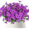 Pruojhw Fiori Finti Da Esterno - Mazzo Realistico | Fiori Artificiali Resistenti Ai Raggi UV e Impermeabili per Portico Giardino Finestra Vaso Scatola e Decorazioni Interno Esterno